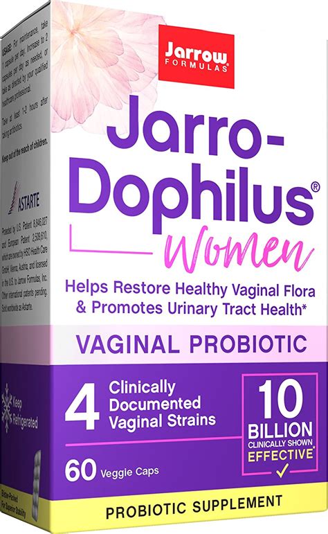 Jarrow Formulas Jarro Dophilus Probiotics Women 10 Billion 60 Capsules