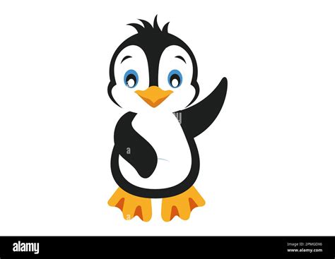 Cartoon Penguin Vector Illustration Stock Vector Image And Art Alamy