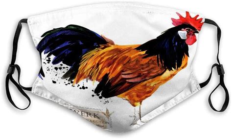 Amazon Com Nynelsong Mouth Cover Face Cover Anti Dust Poultry Farming Chicken Breeds Series