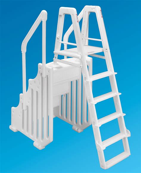 The Mighty Step And Safety Ladder Set 30 Wide Above Ground Ladder