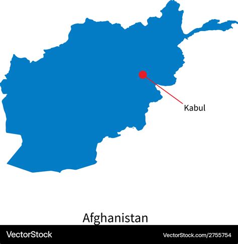 Afghanistan Capital Map