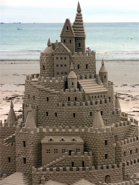 Enormous Sand Castle Beach Sand Castles Sand Castle Beach Sand Art