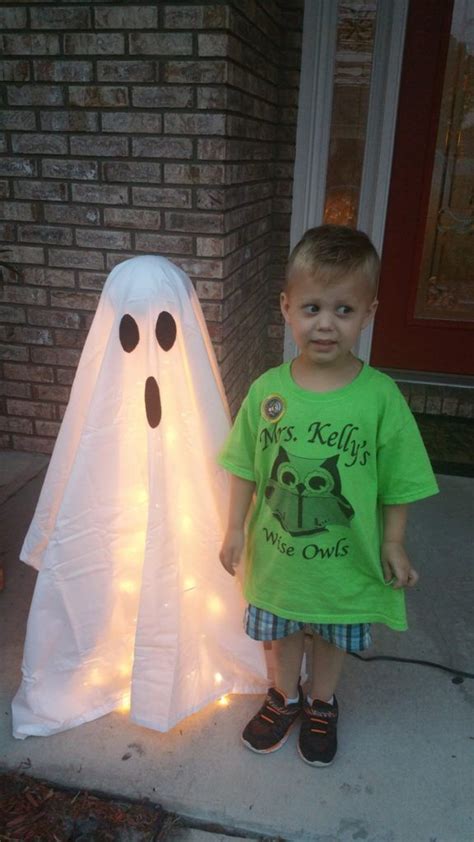 How To Make Halloween Diy Ghost Lights For Your Front Porch Diy