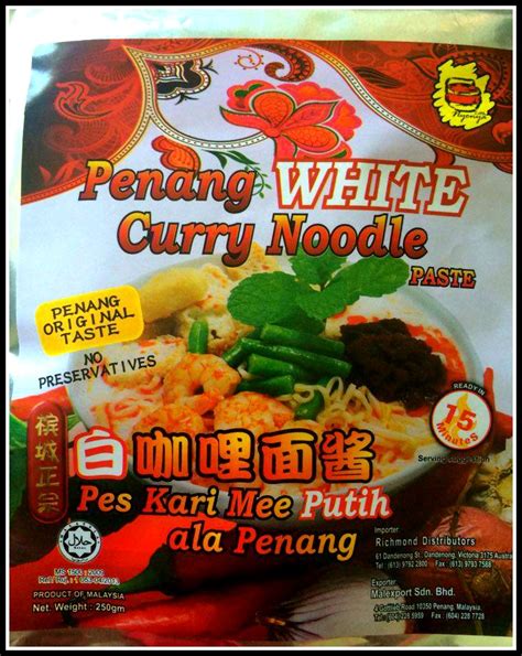 228 jalan macalister, penang, 10400, malaysia. Penang White Curry Mee Paste - Nyonya Cuisine | Peranakan ...