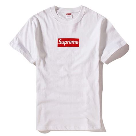 Shop supreme men's shirts at up to 70% off! SUP STREETWEAR | SUPREME BOX LOGO T-SHIRT - WHITE/RED