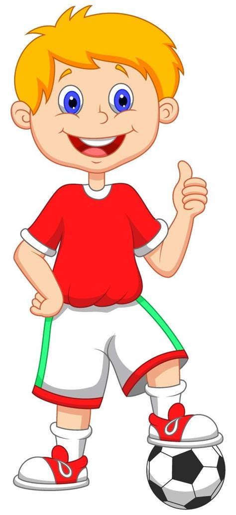 Kids Playing Soccer. Free Cartoon Images • Elsoar | Free cartoon images