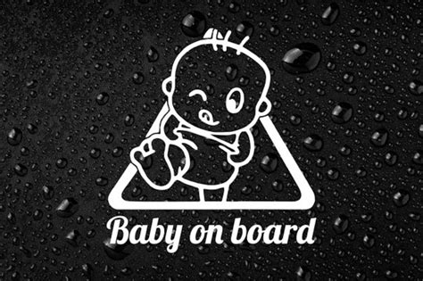 Baby On Board Decal Car Decal Window Sticker Car Sticker Etsy