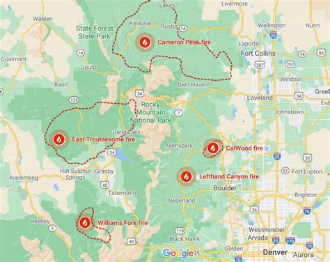 Colorado Forest Fires Map 2022 California Adventure Map 2022