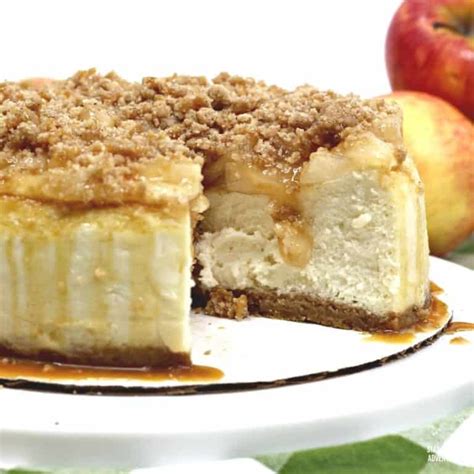 I did end up with a tart apple sauce with crumble. Instant Pot Apple Crumble Cheesecake * My Stay At Home ...