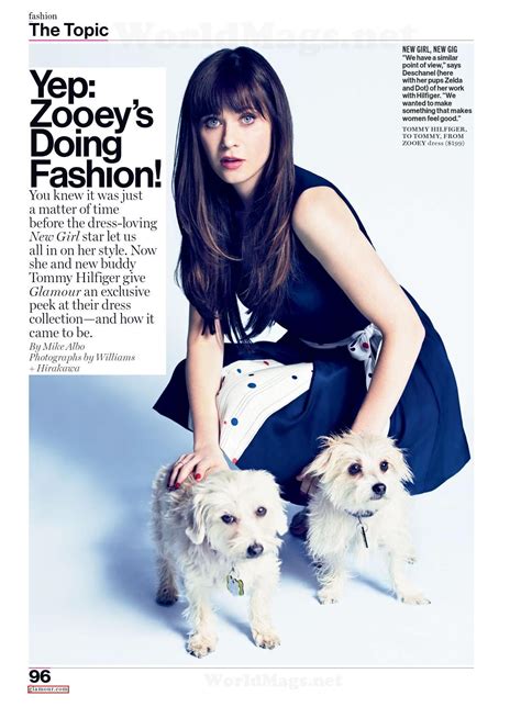 Zooey Deschanel In Glamour Magazine April 2014 Issue Hawtcelebs