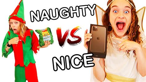 You Tricked Me Naughty Vs Nice Challenge Wthe Norris Nuts Youtube