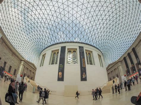 Great Court At The British Museum In London Editorial Stock Photo