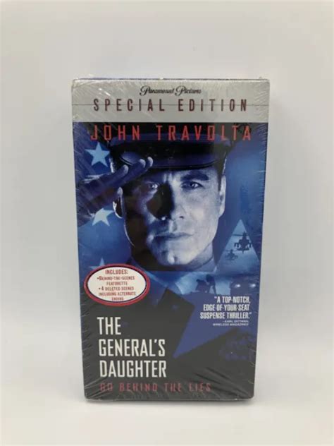 The Generals Daughter New Vhs John Travolta Factory Sealed Free