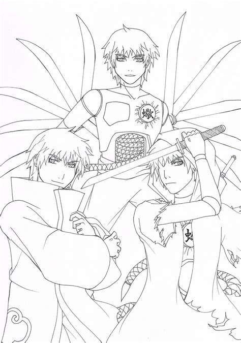 Sasori Coloring Page Coloring Pages