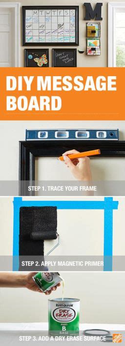 Create a diy dry erase board from a couple of frames to keep all your important notes nearby. 1000+ images about Easy DIY Projects on Pinterest | Paint, Cabinet knobs and Decorative hooks