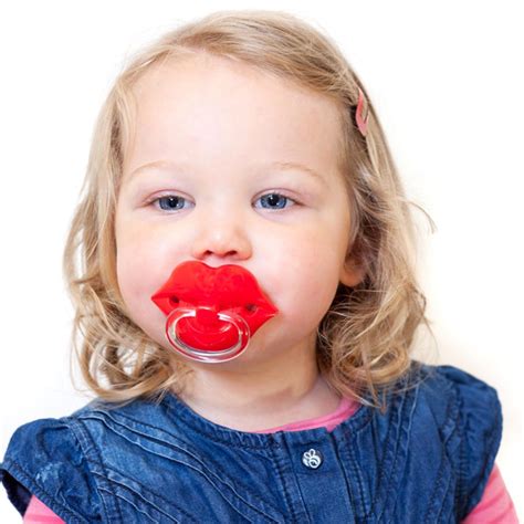 Red Hot Lips Baby Pacifier