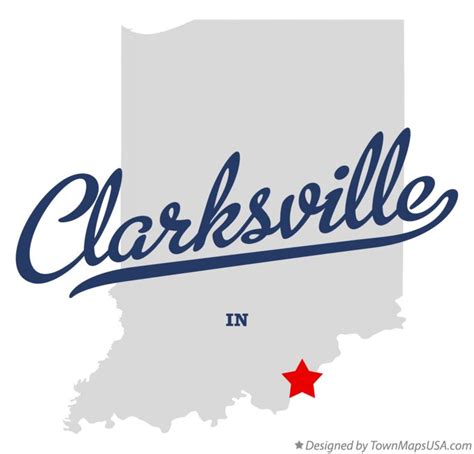 Map Of Clarksville In Indiana
