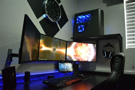 Some Better Pictures Of My Battlestation Gaming Room Setup