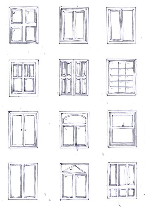 Windows Sketch Art Print By Anna Grunduls X Small Perspective Drawing