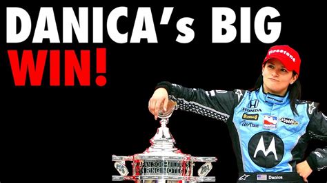 Danica Patrick S Historic Win Revisited Youtube