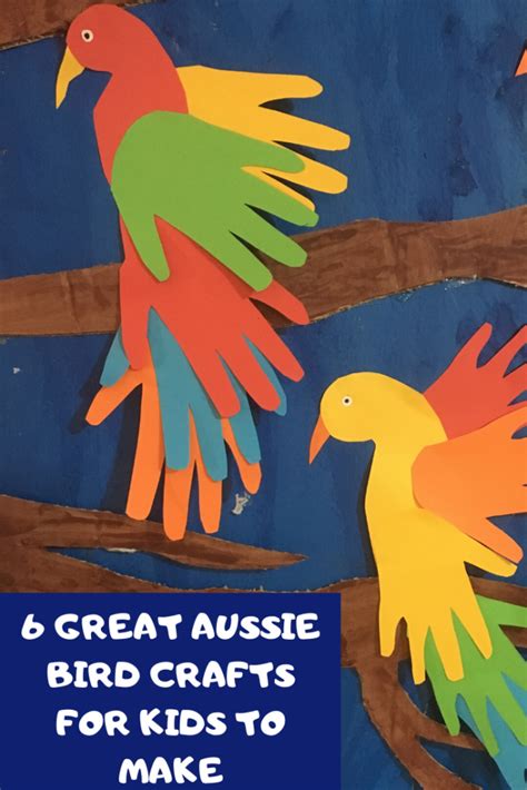 Six Great Aussie Bird Crafts For Kids To Make Gleeful Grandiva