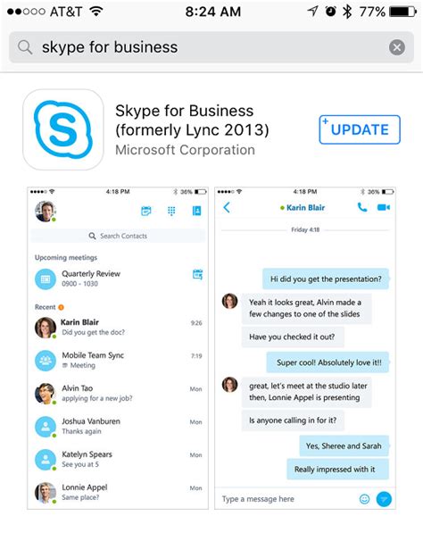 Skype For Business For Ios Device Faqs