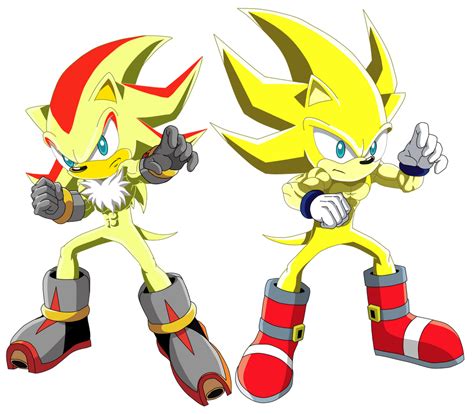 Super Sonic And Super Shadow Z By Kinoko269 On Deviantart In 2022