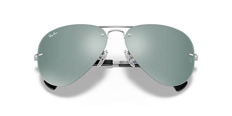 Ray Ban Rb3025 Aviator Mirror 58 Dark Grey Silver Polarized Sunglasses Sunglass Hut Usa