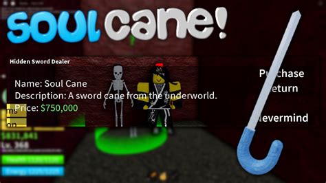 How To Get The Soul Cane In Blox Fruits Youtube
