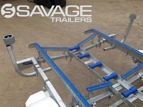 Galvanised Boat Trailer Guide Pole Kit Standard Savage Trailers