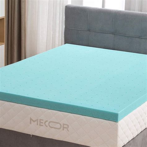 Mecor 4 Inch 4” Full Size Gel Infused Memory Foam Mattress Topper