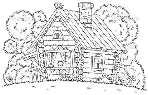 Click here to download the updated version of the log cabin coloring page that does not have the stitch. Log Cabin Coloring Pages - Coloring Home