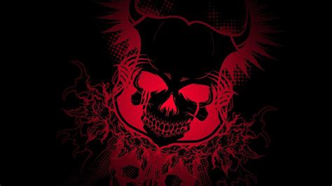 Colorful Dark Devil Skull Artwork
