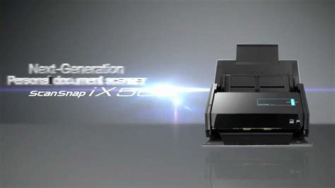 Scansnap Ix500 Next Generation Personal Document Scanner Youtube