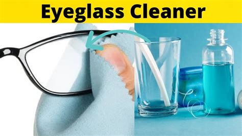 how do you make homemade eyeglass cleaner hoya vision