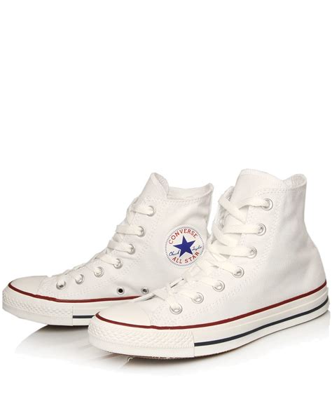 Converse White Chuck Taylor All Star Hi Top Trainers For Men Lyst