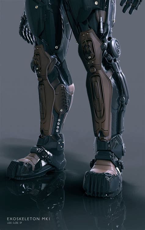 Artstation Exoskeleton Mk1 Christophe Lacaux Armor Concept