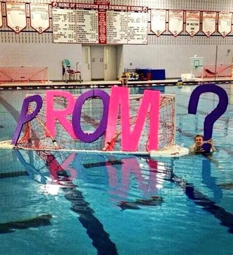Water Polo Invite Prom Proposal Cute Prom Proposals Homecoming Proposal