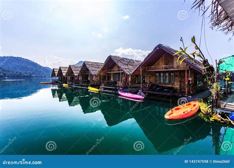 Floating Bungalows With Kayaks At Khao Sok National Park Cheow Lan