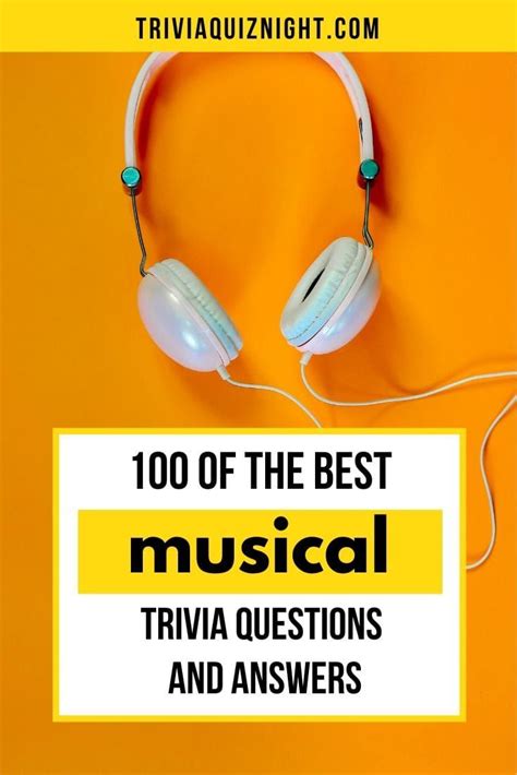 Music Trivia Questions And Answers In 2020 Music Trivia Music Trivia