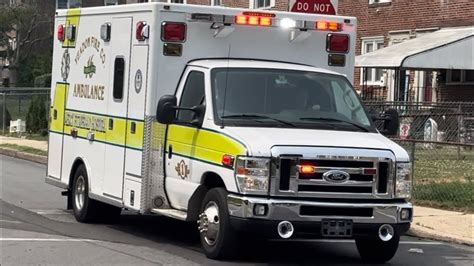 Yeadon Fire Company Ambulance Responding Youtube