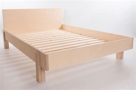 The Nordic Bed Modular Low Bed Birch Plywood Etsy Plywood