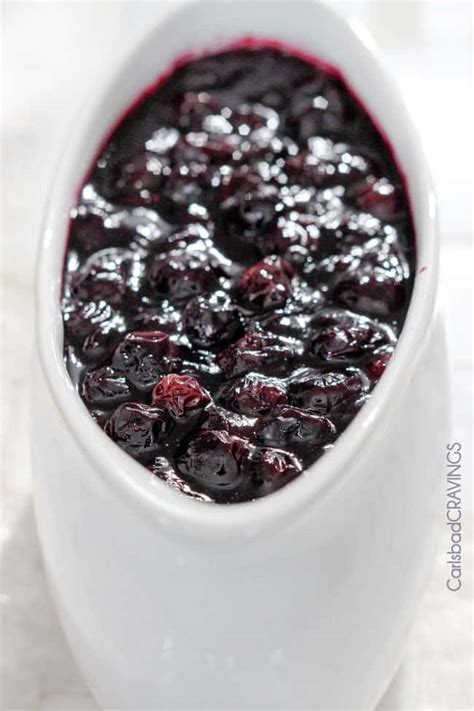 Easy Homemade Blueberry Sauce 10 Minutes