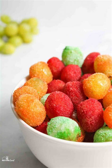 Candied Sour Grapes Beeyondcereal