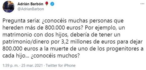 Adrián Barbón ¿conocéis A Muchas Personas Que Hereden 800000 Euros El Comercio