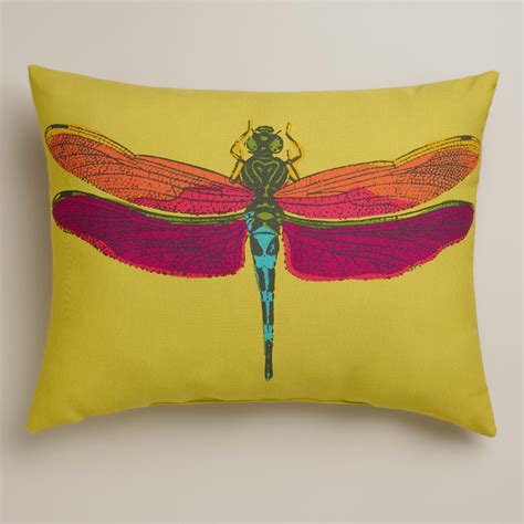 World market rewards members must log in to www.worldmarket.com to redeem offer. Dragonfly Outdoor Lumbar Pillow | World Market