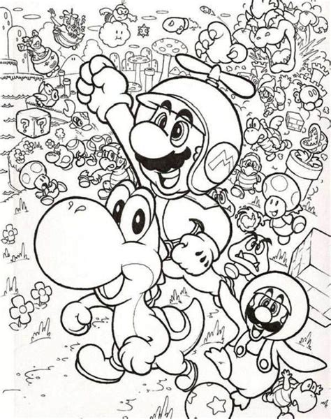 Https://tommynaija.com/coloring Page/adult Coloring Pages Mario Pin Up