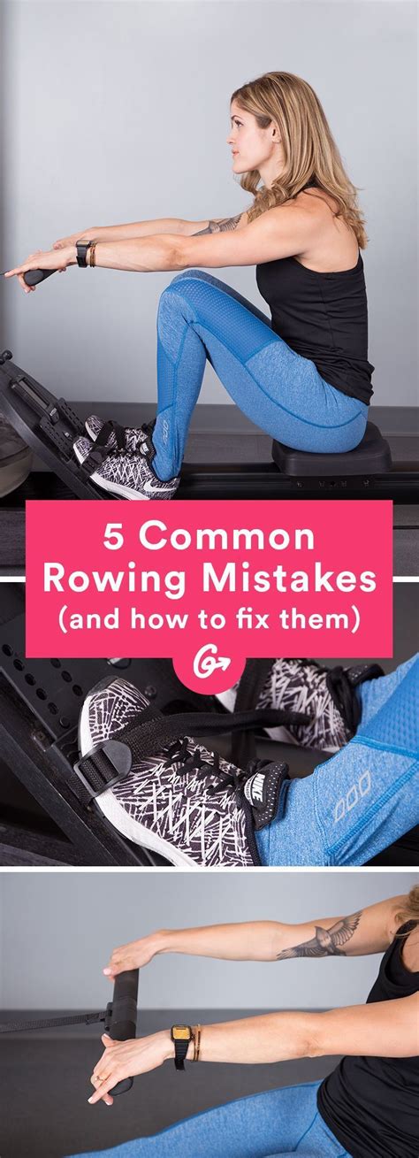 Fitness Tips Plus The Most Common Mistakes And How To Fix Them Rowing Cardio Exercise