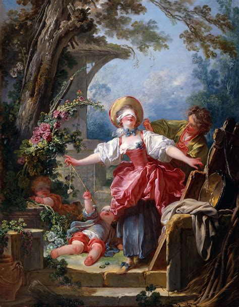 Blind Mans Buff By Jean Honoré Fragonard