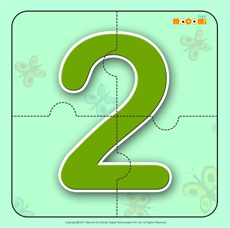 Numbers Two 2 Number Jigzaw Puzzles For Kids Mocomi